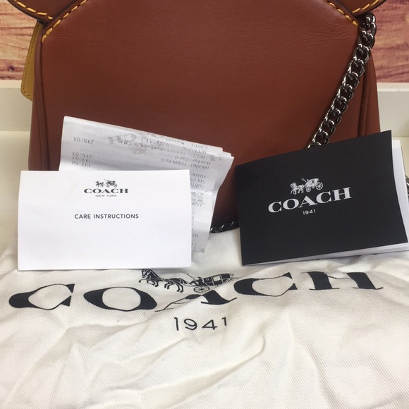 Disney x COACH Mickey Mouse Brown Leather Mini Bag - Picture 6 of 8